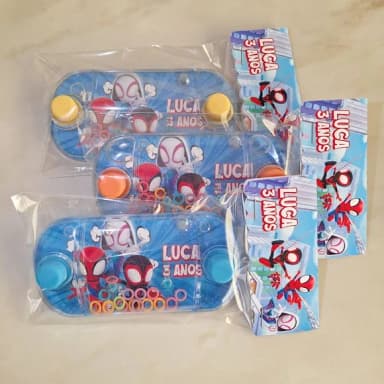 Mini Aquaplay Personalizado na Lapela - Spidey e Seus Amigos