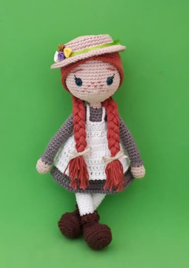 Boneca Anne with an E amigurumi