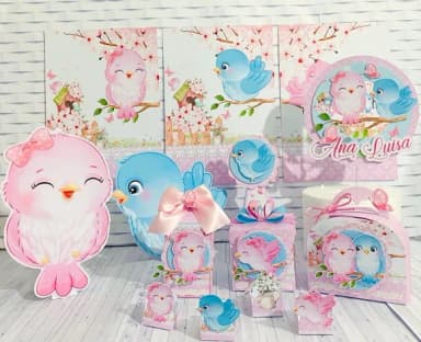 Kit 60 Lembrancinhas Jardim Encantado