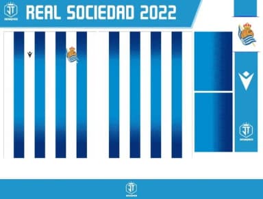 VETOR DA CAMISA DO REAL SOCIEDAD 2022