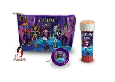 Necessaire com Ioiô e Bolhas de Sabão Monster High
