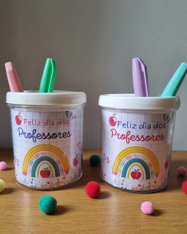 Porta Lápis Dia dos professores Personalizado