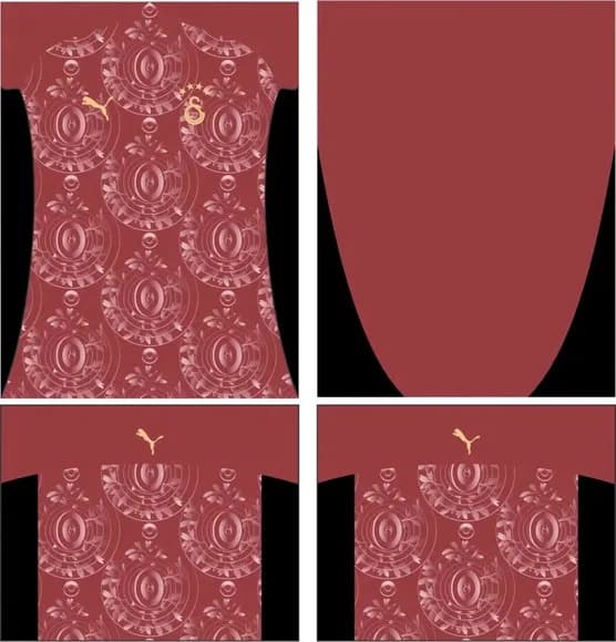 Arte Vetor Camisa Galatasaray Third 2025-26