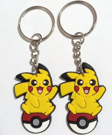 Chaveiro Pikachu Emborrachado - 4 Unidades