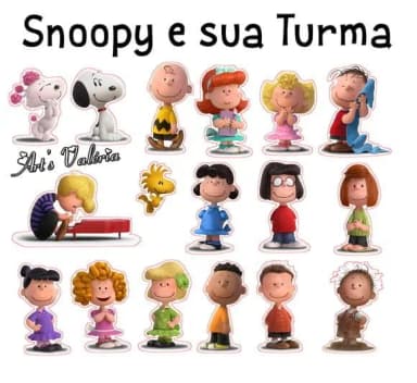 Apliques Snoopy e Charlie Brown o Filme