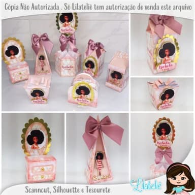 Kit 30 Lembrancinhas Barbie Afro