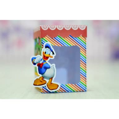 Caixa com Visor Vazado - Turma do Mickey