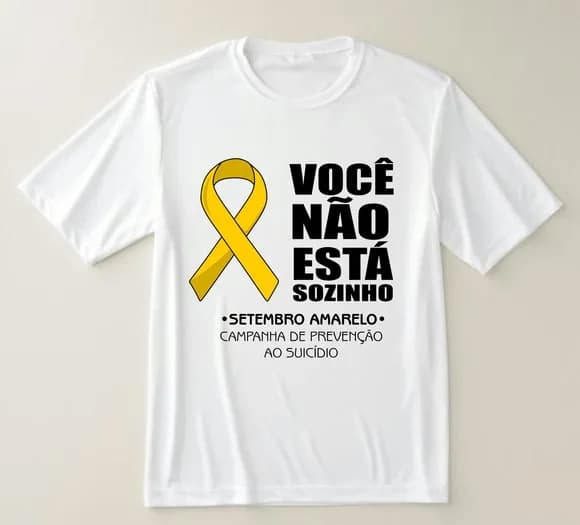 Camiseta Setembro Amarelo
