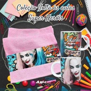Kit Toalhinha com Garrafa Personalizada
