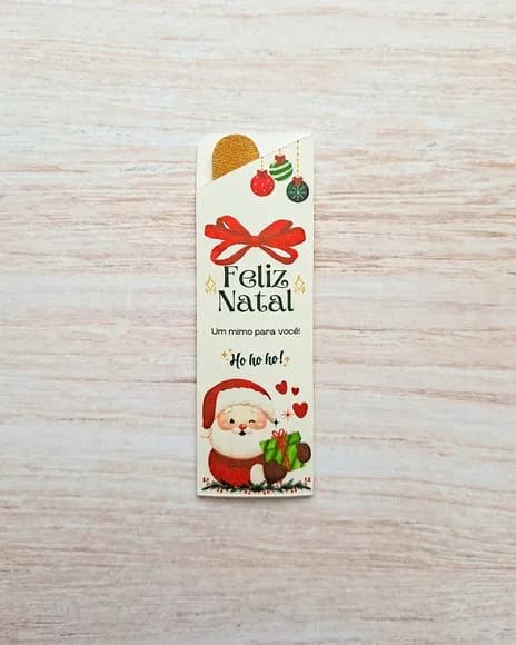 Porta Mini Lixa de Natal - Mimo para Cliente