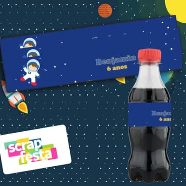 Adesivo Personalizado Rótulo Mini Coca 19,5 x 3,5 Espaço