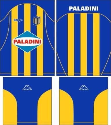Arte Vetor Camisa Rosario Central Local 2006-2007