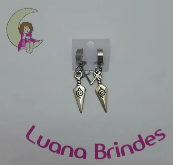 Brinco Símbolo Animes 11 de Acrílico - 5,5cm - 1 par