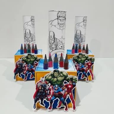Kit Pintura na Caixa Vingadores