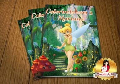 Revista de Colorir com Giz Sininho