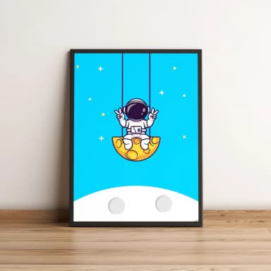 Quadro Infantil de Astronauta 141