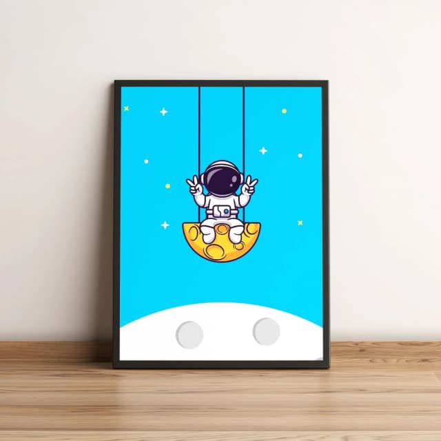 Quadro Infantil de Astronauta 141