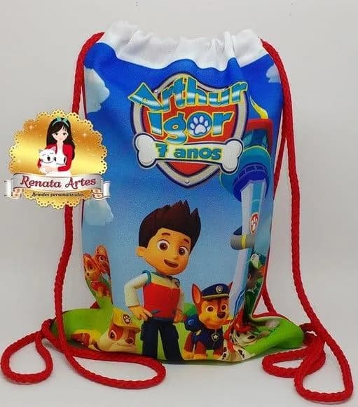 Mochila Personalizada Patrulha Canina