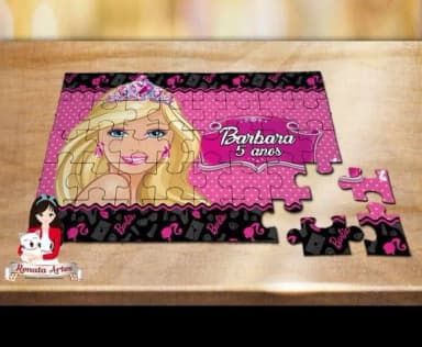 Quebra Cabeça Personalizado Barbie