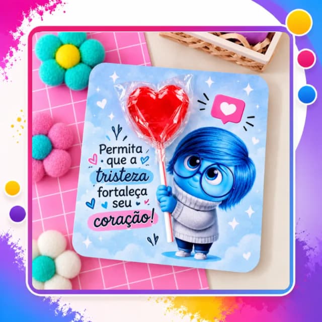 Card para Pirulito Divertidamente