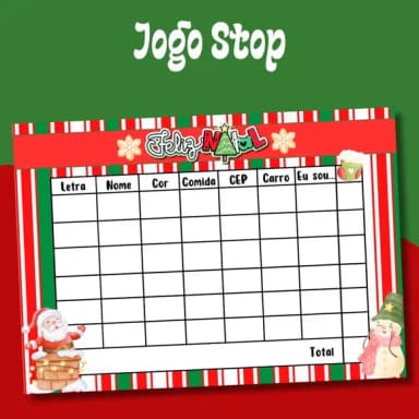 Jogo do Stop ( Conhecido Como Adedanha)