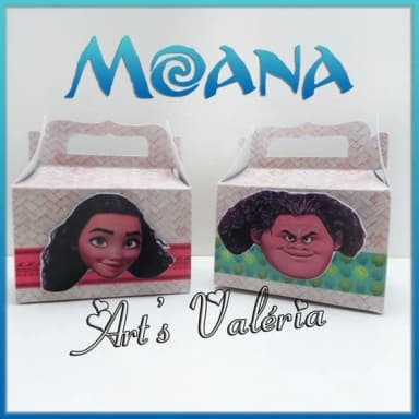 Caixa Mini Lancheira Moana ou Maui