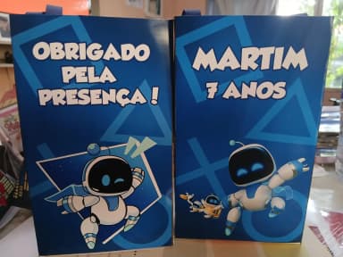 Sacolinha Personalizada para Lembrancinha Astro Boot