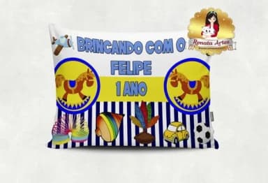 Almofada Brinquedos Antigos