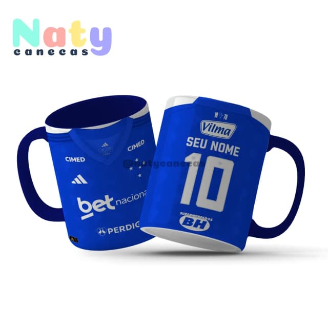 Caneca Personalizada Camisa Cruzeiro  2026