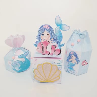 Kit 30 Lembrancinhas Sereia