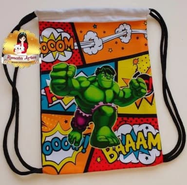 Mochila de Tecido Hulk