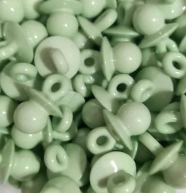 Pingente Chupetinha Verde Leitosa 2,5cm - 20 Unidades