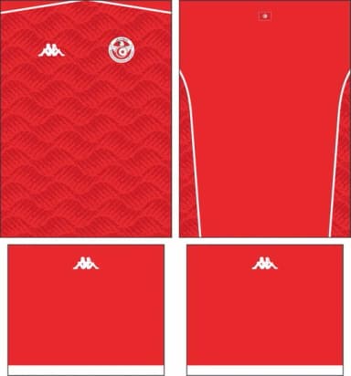 Arte Vetor Camisa Tunizia Local 2025