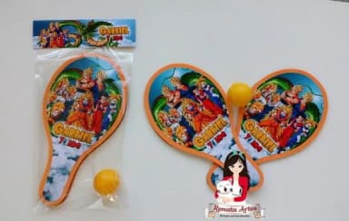 Raquetes de Ping Pong Tema Dragon Ball