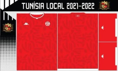 Vetores Camisa Tunísia Local 2021-2022