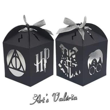 Caixa com Recorte Harry Potter