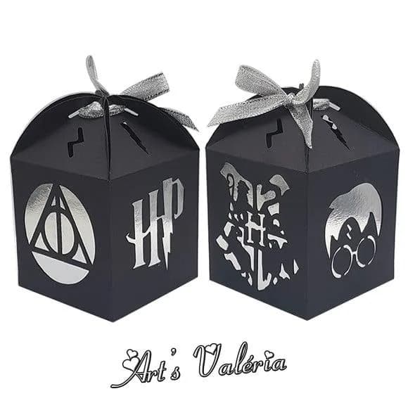Caixa com Recorte Harry Potter