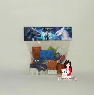 Blocos de Montar Personalizado Como Treinar Seu Dragão