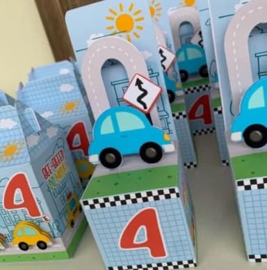 Kit 60 Lembrancinhas Transportes