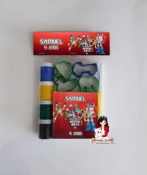 Kit Artes Personalizado Transformers Rescue Bots