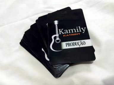 Credencial Personalizada 9x13 para Eventos Festas Shows
