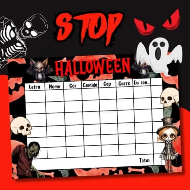 Jogo do Stop ( Conhecido Como Adedanha)