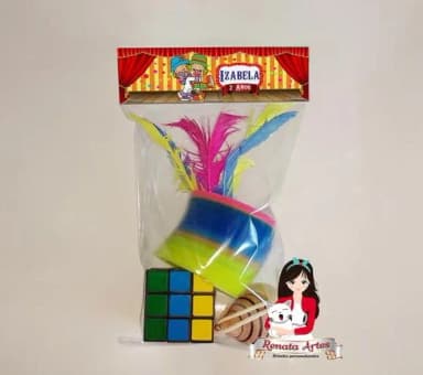 Kit Brinquedos Retrô Tema Circo Patati Patatá