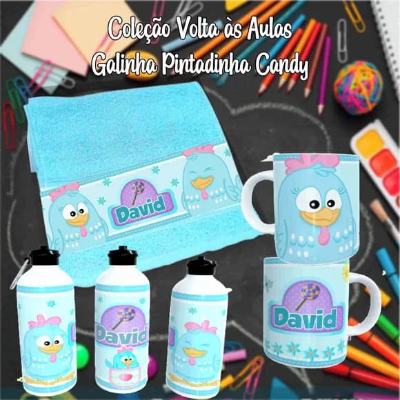 Kit Toalhinha com Garrafa Personalizada