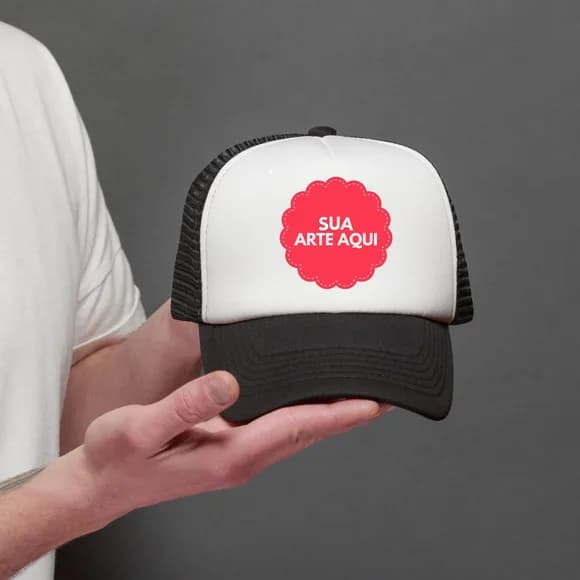 Boné Trucker Personalizado - Sua Arte Aqui