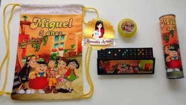 Kit Jogos na Mochila Turma do Chaves