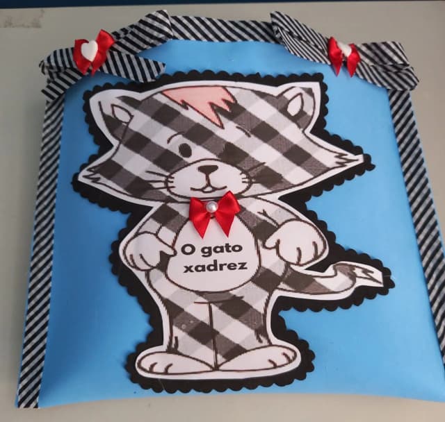 Sacola O gato xadrez