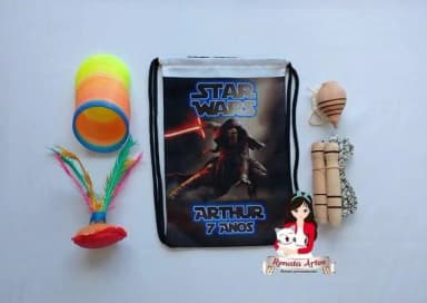 Mochila Boa Infância Tema Star Wars 2