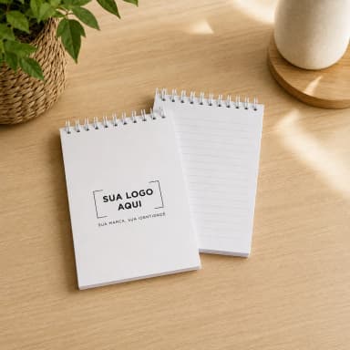 Caderneta personalizada /  14x20 cm | Brindes para Empresas, Congressos e Eventos