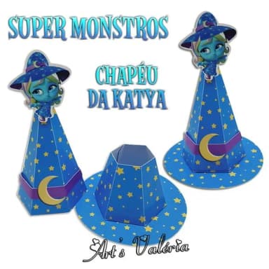 Caixa Chapéu da Katya - Super Monstros em Ação